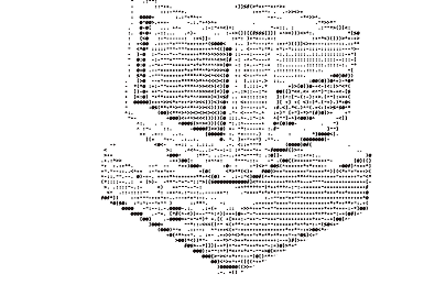Computer made from programming characters